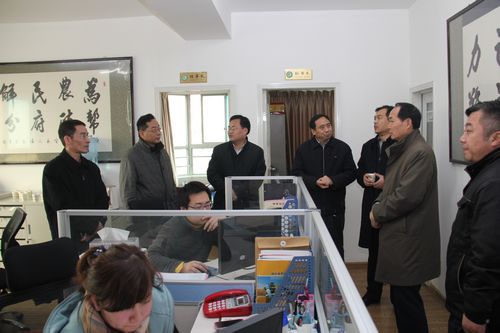 省农业厅党组书记戴贵洲到省协会调研