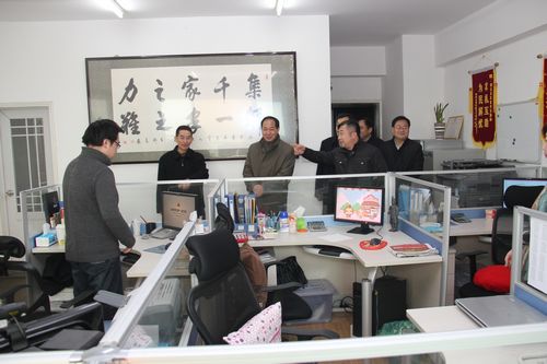 省农业厅党组书记戴贵洲到省协会调研