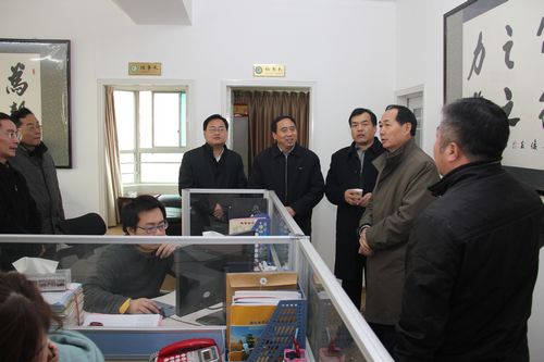 省农业厅党组书记戴贵洲到省协会调研