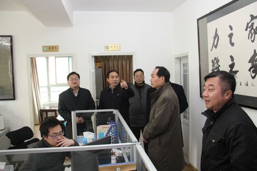 省农业厅党组书记戴贵洲到省协会调研