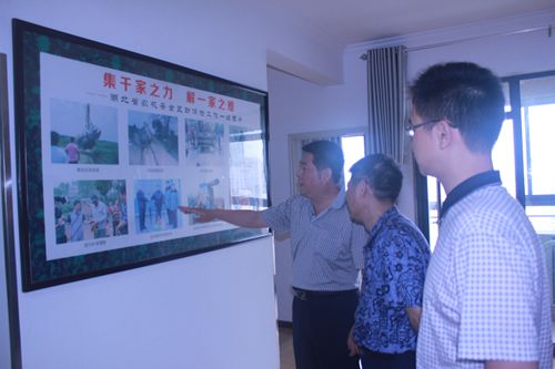 省民政厅王斐遒处长一行来协会调研